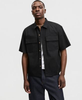 Men's Relaxed-Fit Short-Sleeve Ripstop Shirt