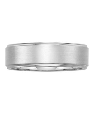 Men's Cobalt Ring, Comfort Fit Wedding Band 