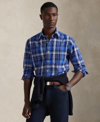 Men's Classic-Fit Plaid Performance Shirt