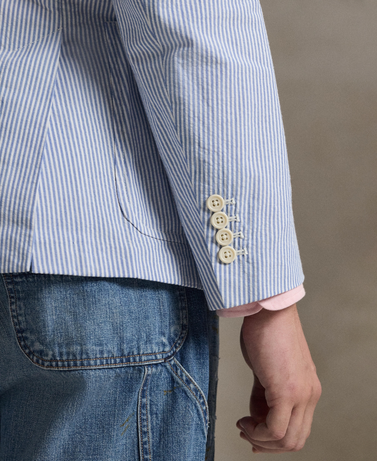 Polo Ralph Lauren Men's Modern-Fit Seersucker Jacket