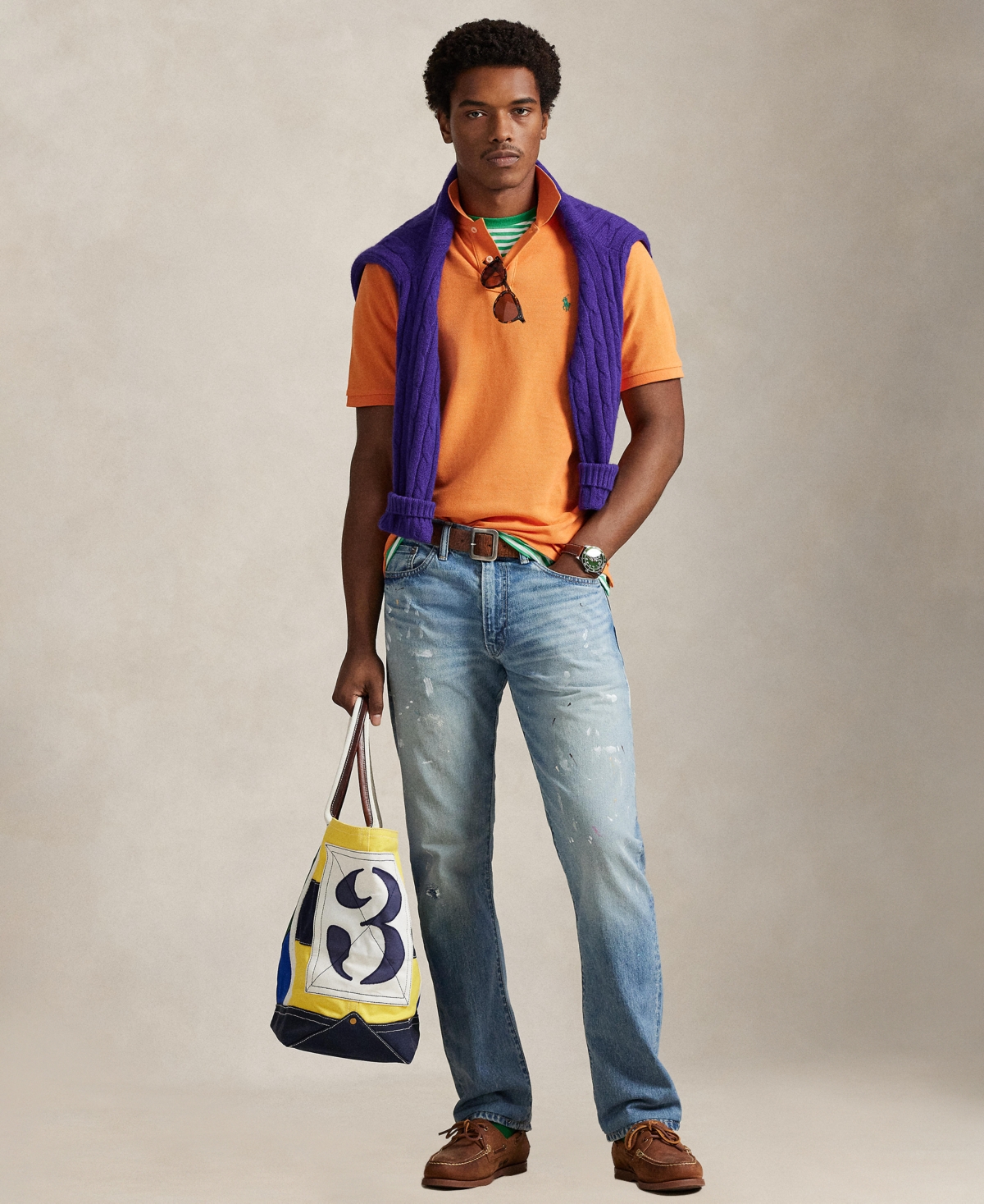 Polo Ralph Lauren Men's Custom Slim Fit Mesh