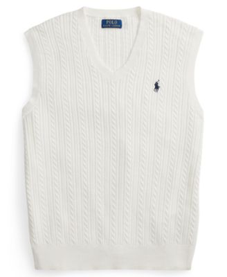 Men's Cable-Knit Sweater Vest