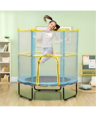 Kids Trampoline with Safety Enclosure for Ages 3–6
