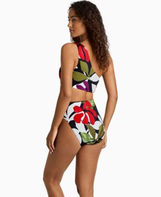 Women's One-Shoulder Cutout One-Piece Swimsuit