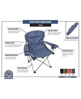 3 x 2 x 3 ft Green Heavy Duty Folding Quad Chair