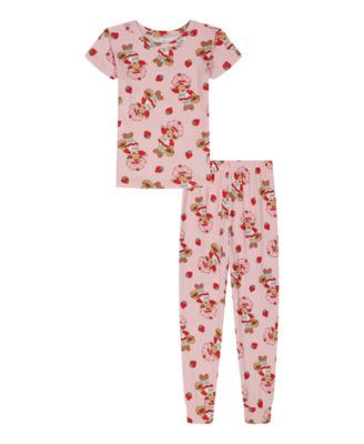 Girls' 4-10 Berry Cute Top and Pants, 2-Piece Pajama Set