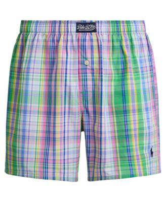 Men's Yarn-Dyed Plaid Boxer Briefs