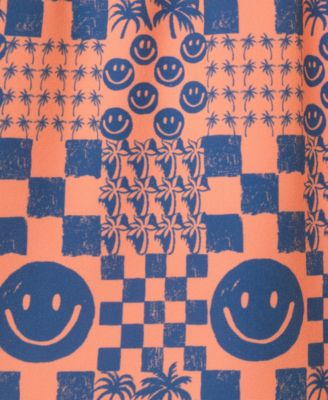 Boys' 2T-5 Crewneck Rash Guard and Printed Shorts, 2-Piece Set