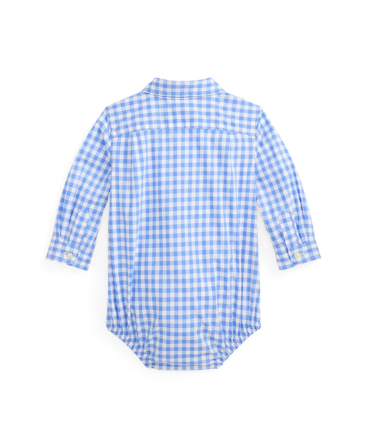 Polo Ralph Lauren Baby Boys' Gingham Cotton Poplin Bodysuit