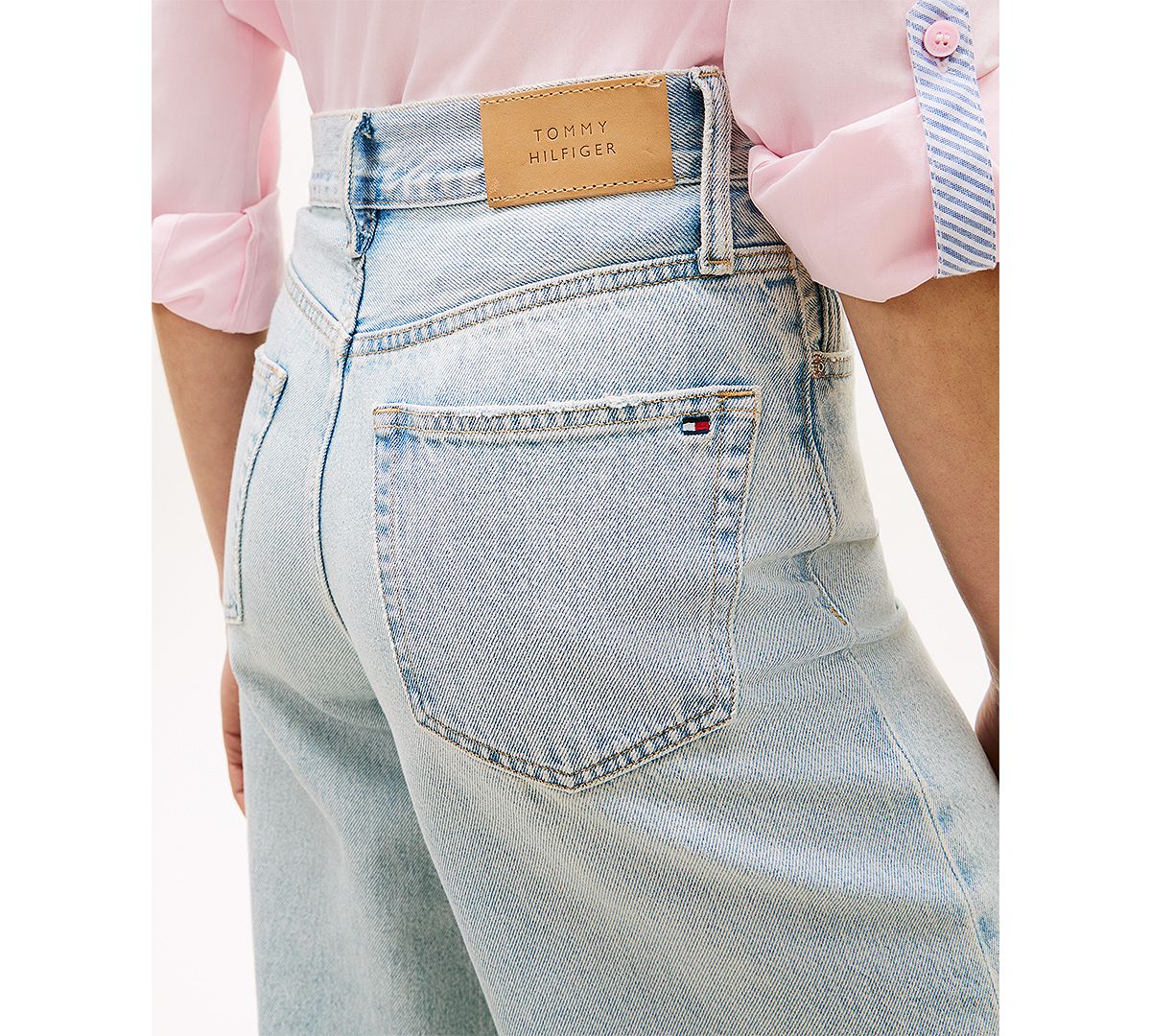 Tommy Hilfiger Women's Eve 70's Wide-Leg Ankle Jeans view 3 — MAYCSS fashion products