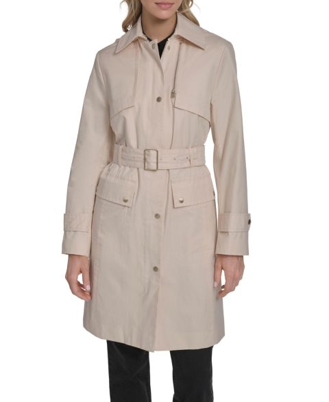 Женские куртки Cole Haan Signature Cotton Rain Trench Coat
