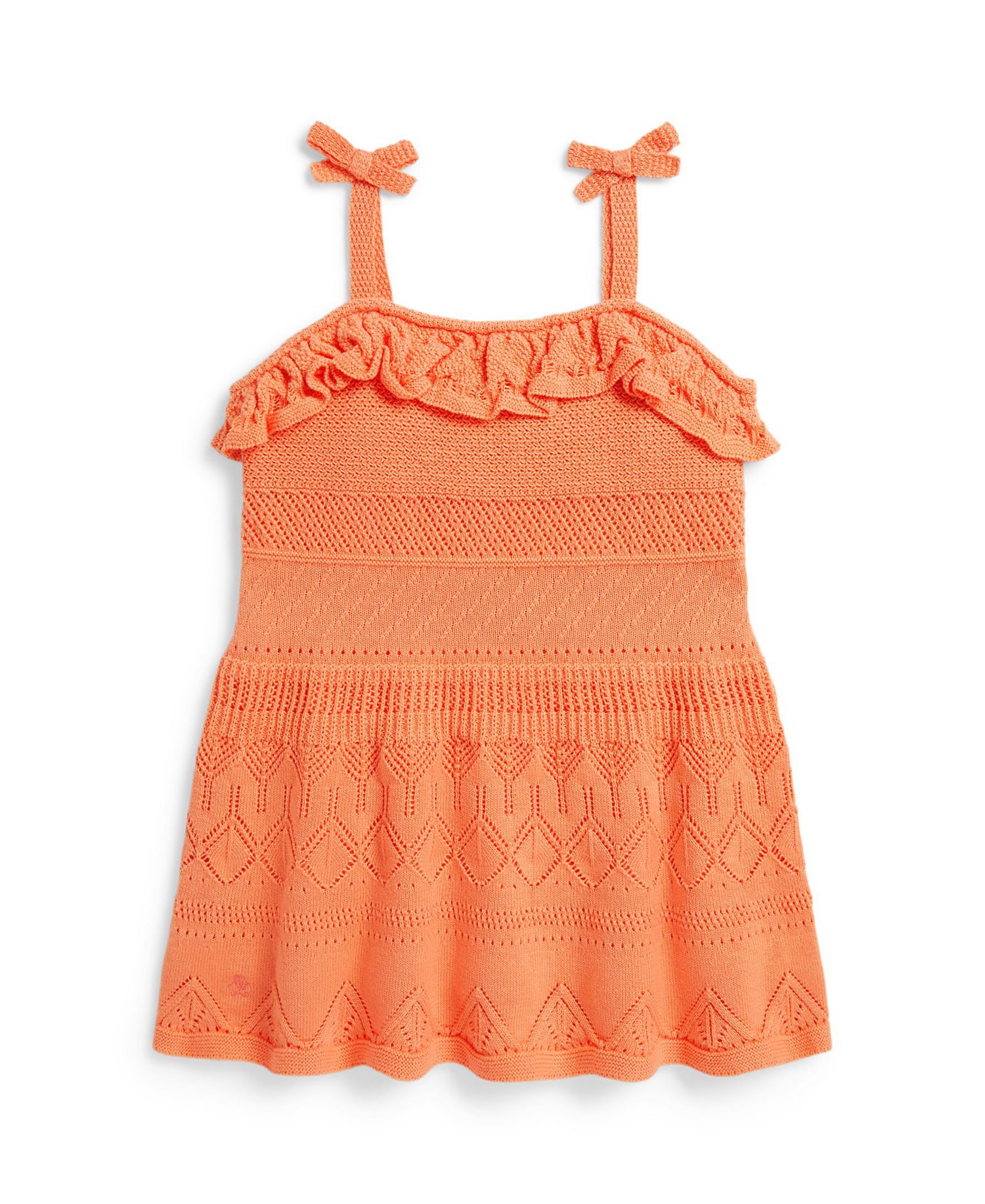 Baby Girls' Pointelle Cotton Sweater Dress