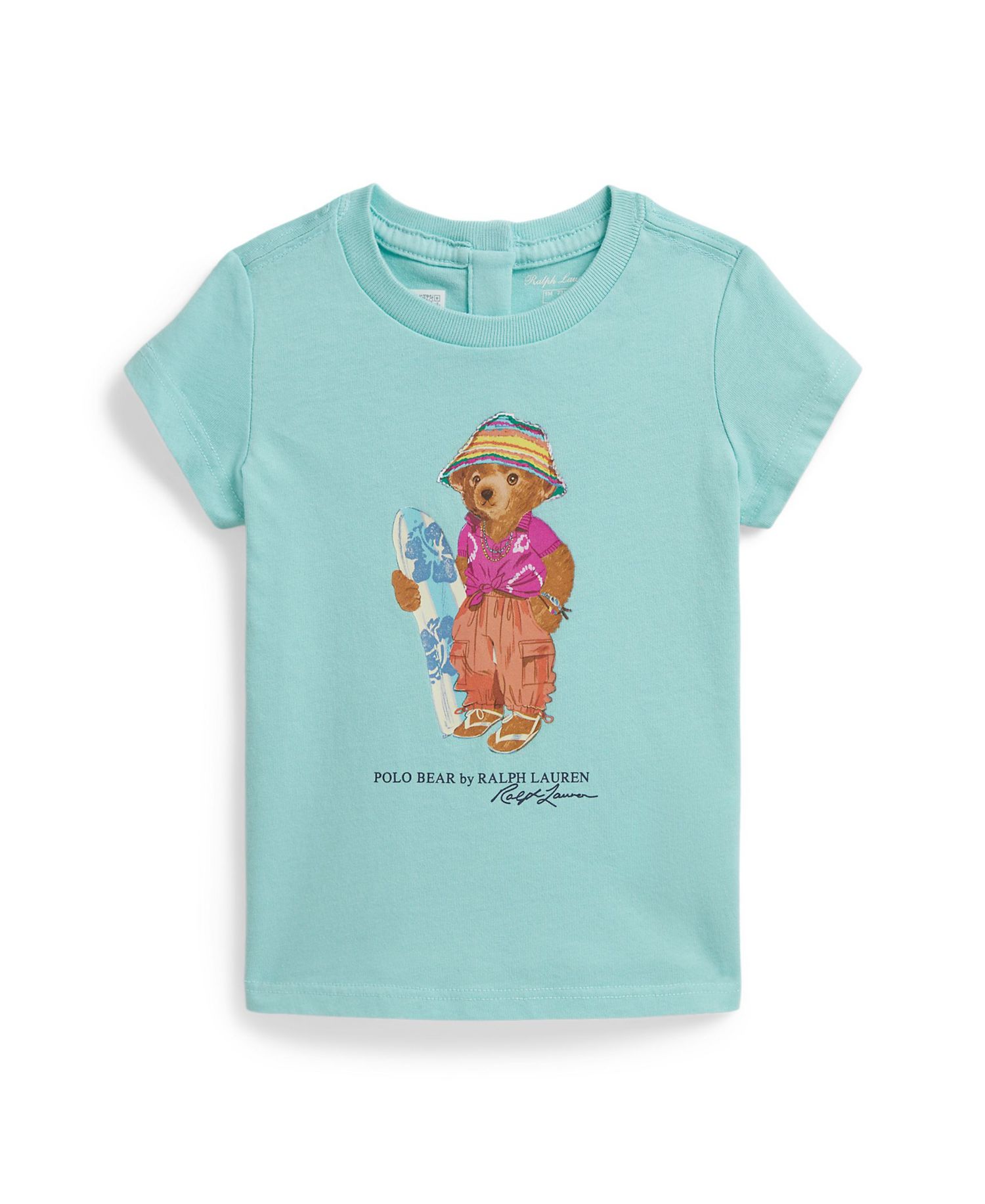 Baby Girls' Polo Bear Crewneck T-Shirt