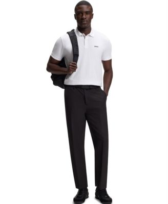 Men's Cotton-Piqu&eacute; All-Over Print Polo Shirt