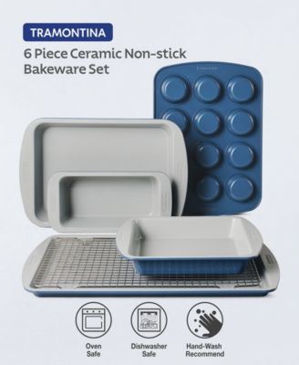 Ceramic 6-Pc. Nonstick Bakeware Set