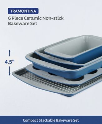 Ceramic 6-Pc. Nonstick Bakeware Set
