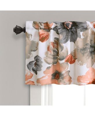 Lush Decor Allison Ruffle Light Filtering Curtain Panels, 40x84, Blush