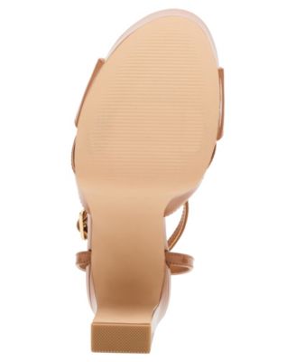 Amber Crossband Platform Dress Sandals