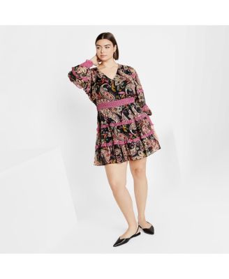 Women's Plus Size Hollie Print Dress