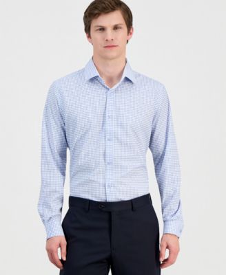 Men's Slim-Fit Performance Four-Way Stretch Dress Shirt