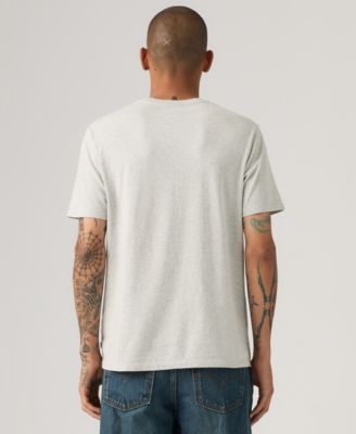 Men's Graphic Logo Detail Crewneck T-Shirt