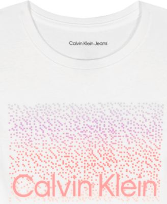 Girls' 7-16 CK Ombre Logo Short-Sleeve T-Shirt