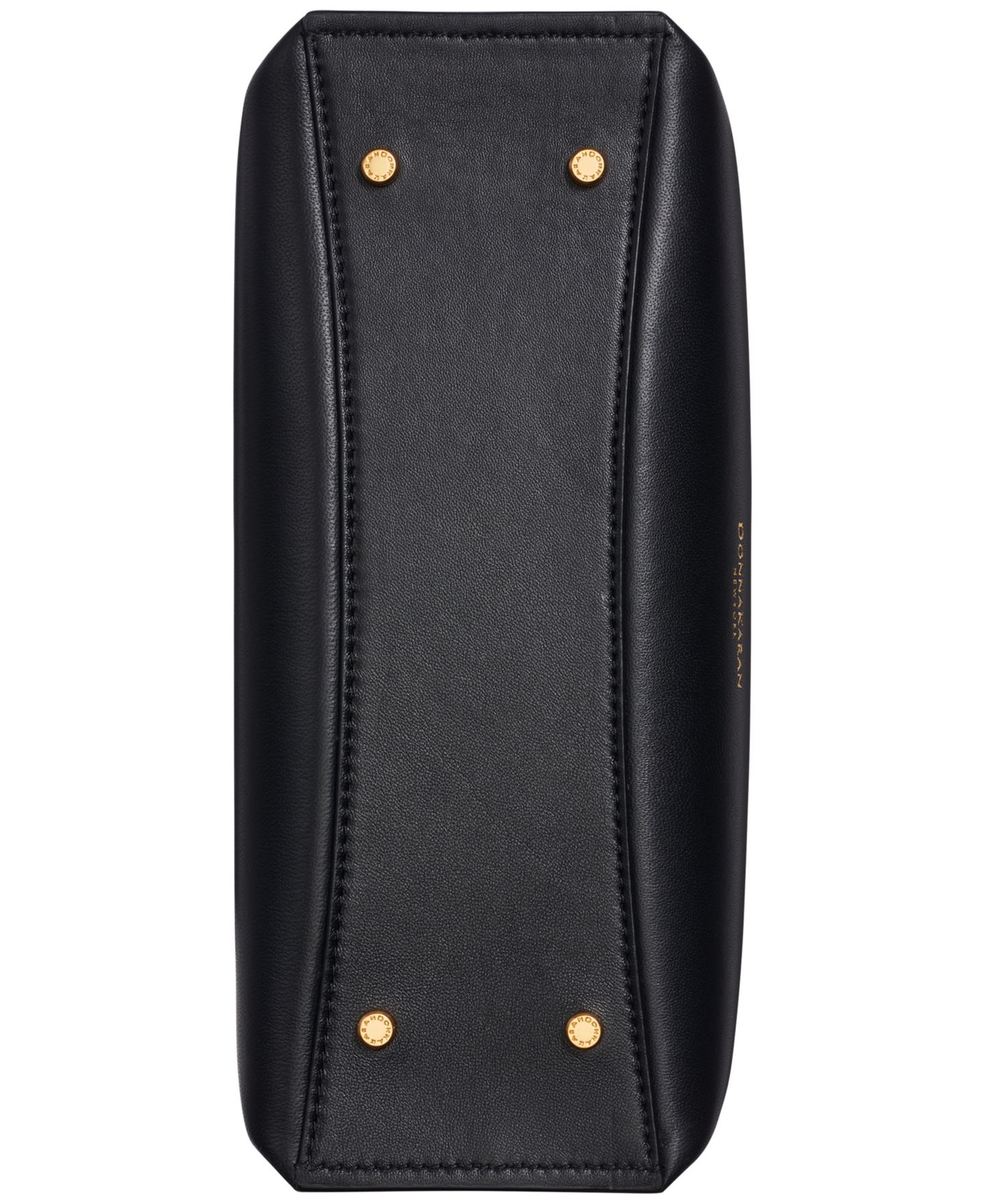 Женская сумка Donna Karan New York Bridgehampton Satchel, цвет: Чёрный / Золотой — фото 5