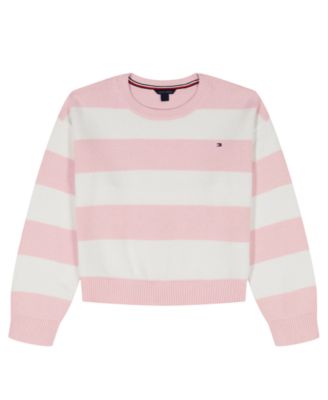 Girls' 7-16 Striped Sweater