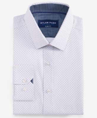 Men's Slim-Fit Performance Four-Way Stretch Dress Shirt