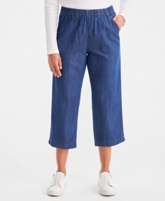 Women's Mid-Rise Pull-On Capri Pants