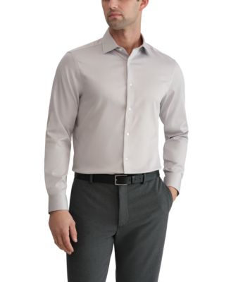 Men's Solid Regular-Fit Stretch Dress Shirt