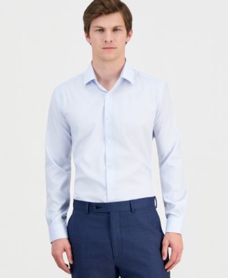 Men's Slim-Fit Performance Four-Way Stretch Dress Shirt
