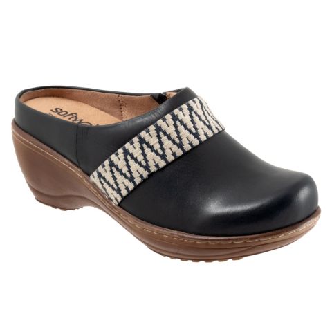 Женские сабо SoftWalk Marion Clog, цвет: Чёрный