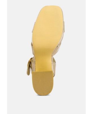 Womens Adore Strappy Block Heel Sandals