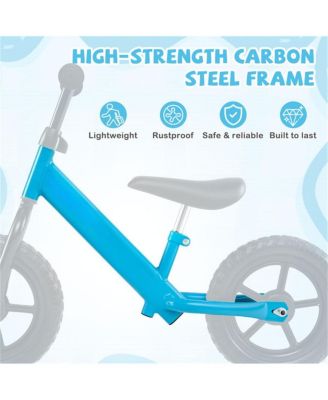 Lightweight Toddler Balance Bike No Pedal Training Bicycle-Blue