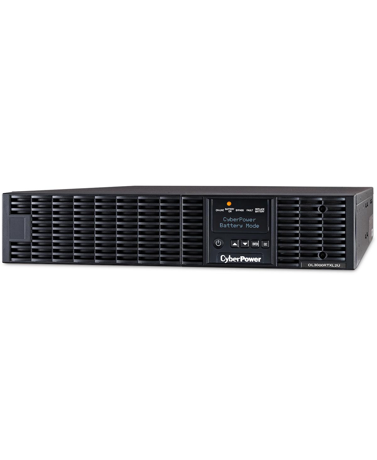 CyberPower Smart App Online OL3000RTXL2U 3000VA / 2700W 2U Rack/Tower Pure Sine Wave Ups