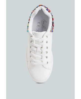 Women Gems Diamante Embellished Sneakers