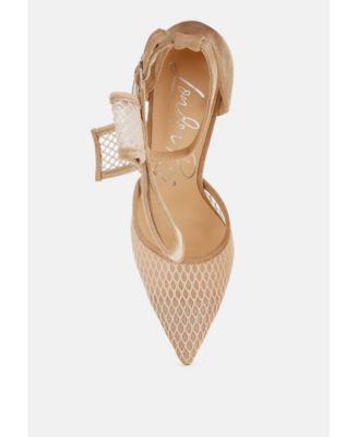 Womens Regenta Big Bow Detail Stiletto Sandals