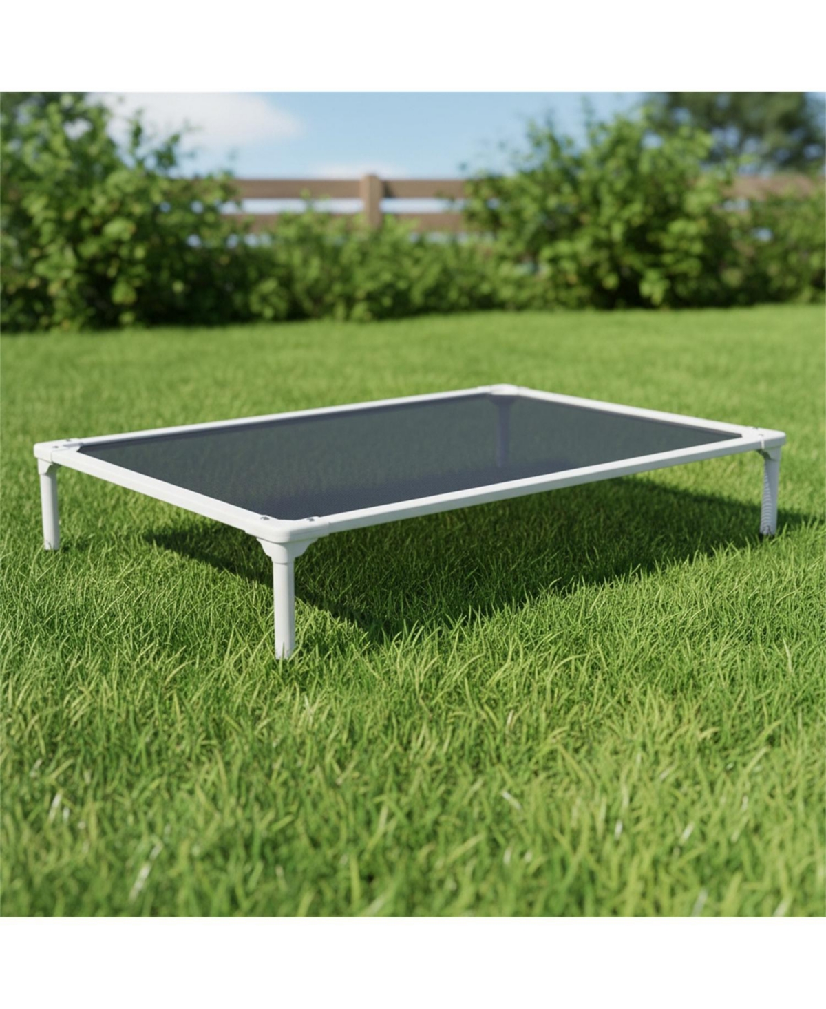 Aostirmotor Elevated Xl Dog Cot with Teslin Mesh, Portable Raised Bed for Large Dogs