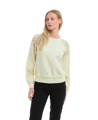 Women's Lace Details Sweatshirt