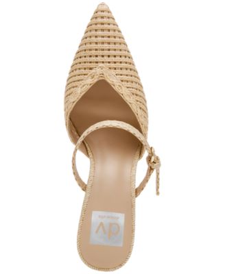 Women's Geanie Raffia Pointed Toe Pumps