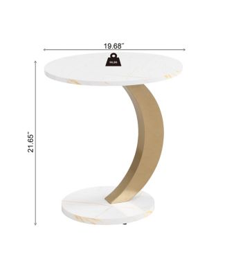 2 Piece Modern Wood Nesting Coffee Table Set