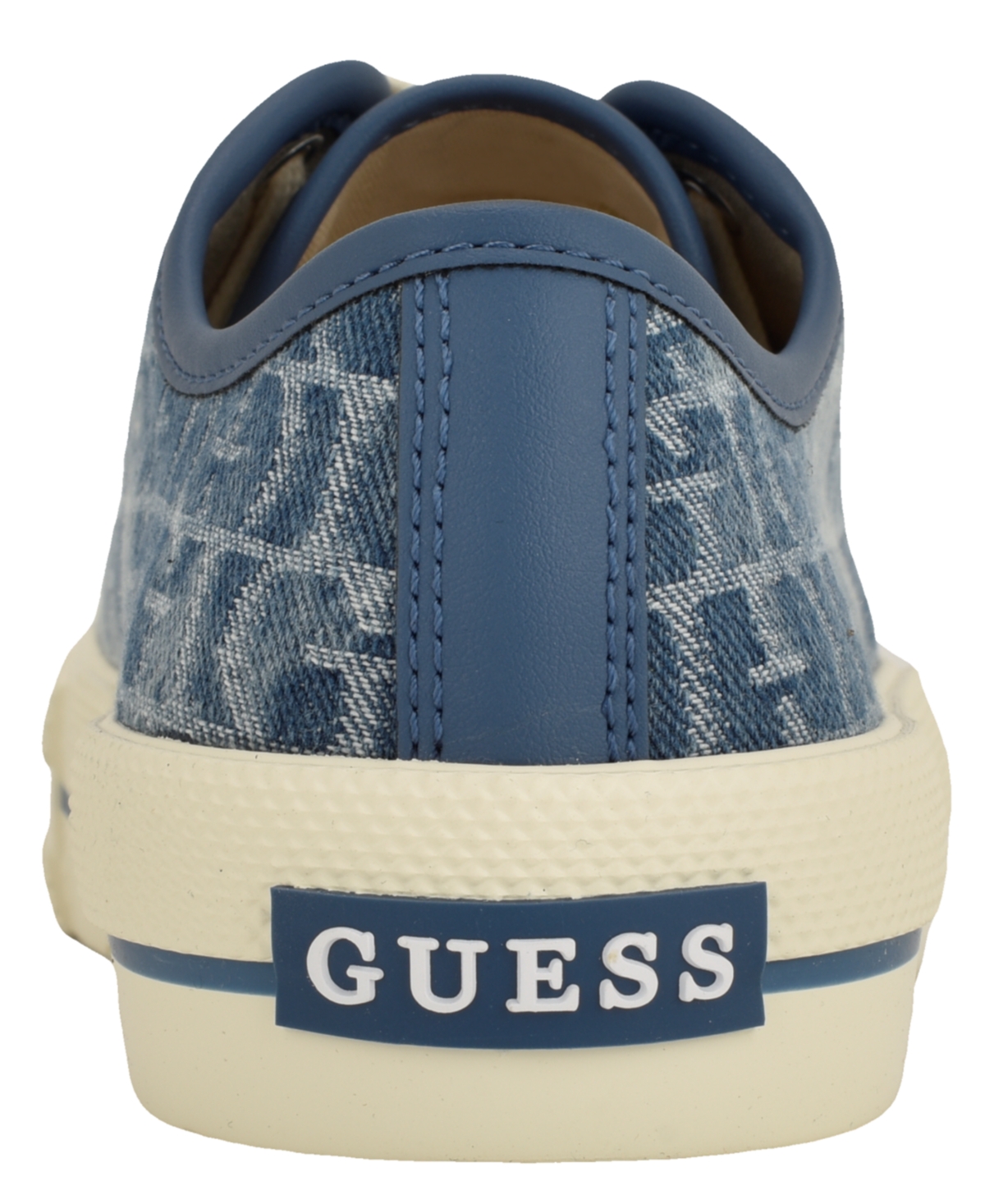 Guess Women's Carey Jacquard Logo Low-Top Lace-Up Sneakers