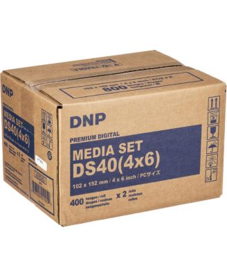 2x 4x6" Print Pack for DS-40 Dye Sub Printer, 800 Glossy Prints