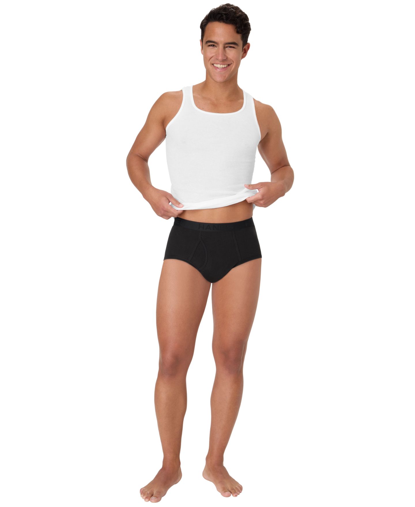 Трусы-брифы Blend для мужчин, 4 шт. — Hanes, цвет: Assorted Colors — фото 2