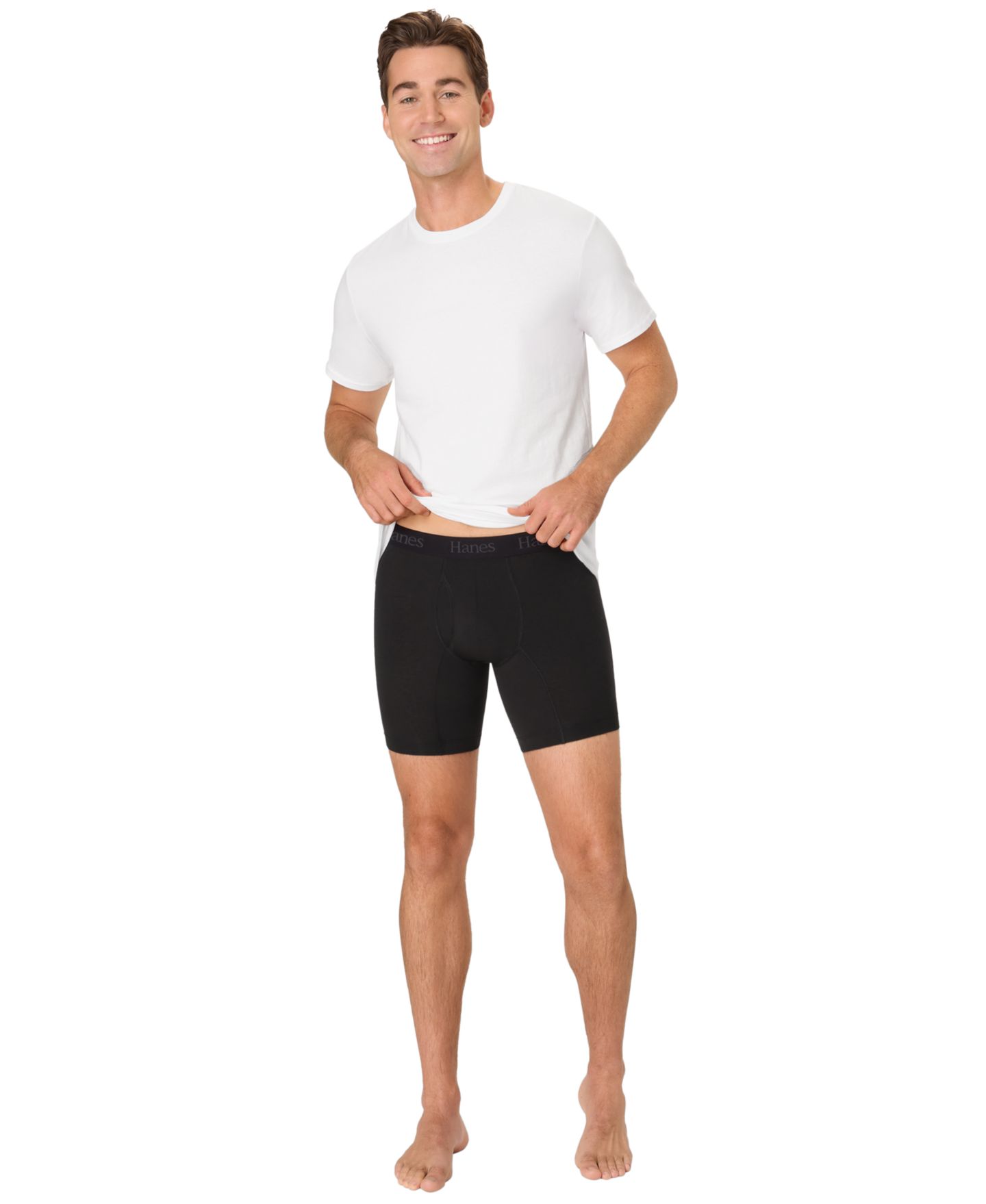 Трусы-боксеры Assorted для мужчин, 3 шт. — Hanes, цвет: Assorted Colors — фото 2