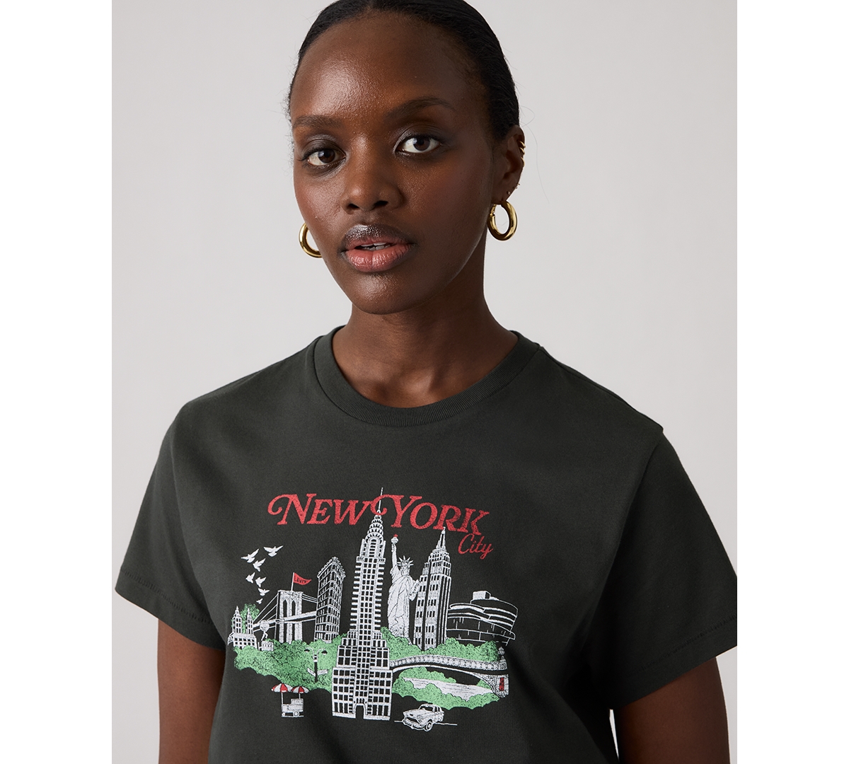 Levi's Women's Crew Neck Graphic Print T-Shirt