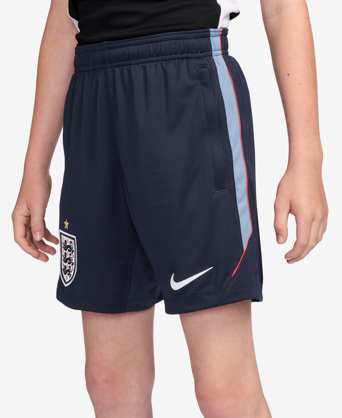 Детские трикотажные шорты Nike England Strike Dri-FIT для футбола, цвет: Синий — фото 2