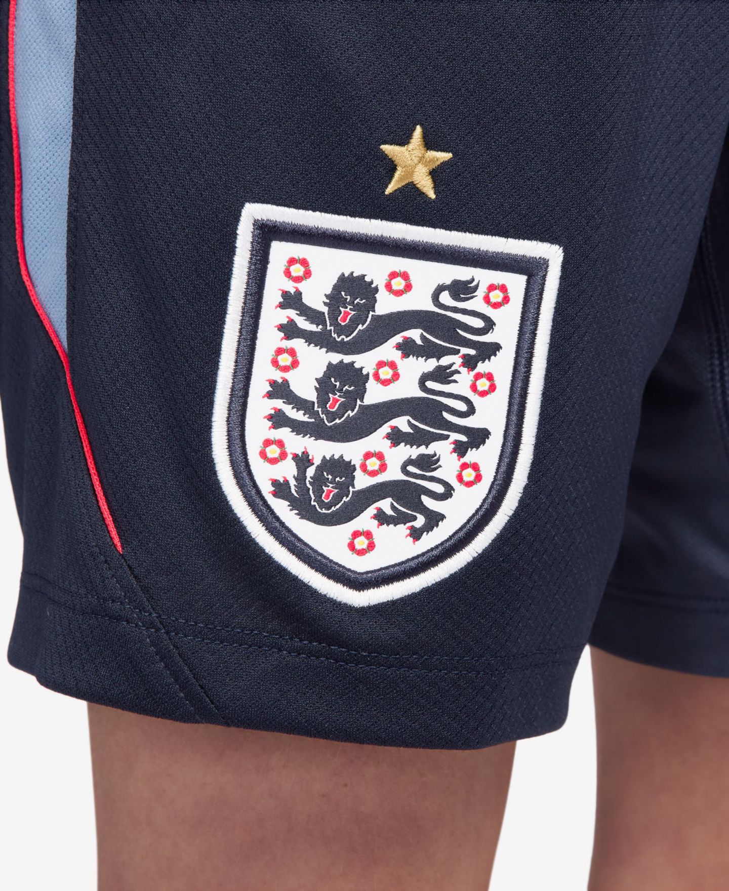 Детские трикотажные шорты Nike England Strike Dri-FIT для футбола, цвет: Синий — фото 3
