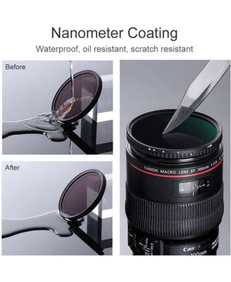 KandF Concept 77mm Nano-X Variable Fader NDX, ND8-128